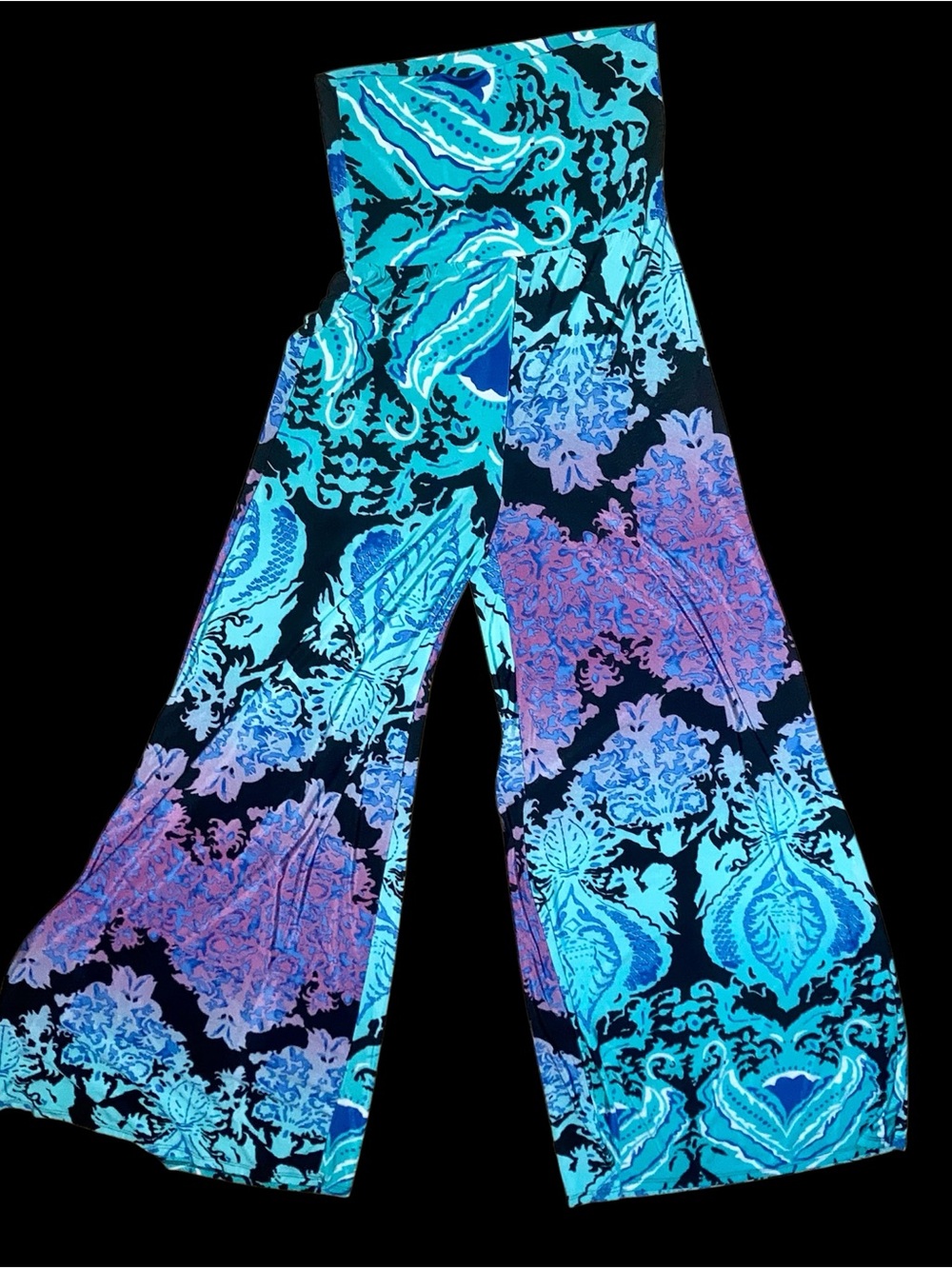 Extra Wide Leg Yoga Pants. Small